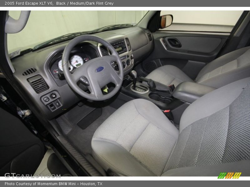 Black / Medium/Dark Flint Grey 2005 Ford Escape XLT V6
