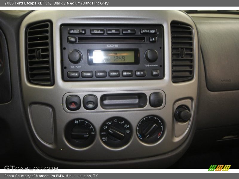 Black / Medium/Dark Flint Grey 2005 Ford Escape XLT V6