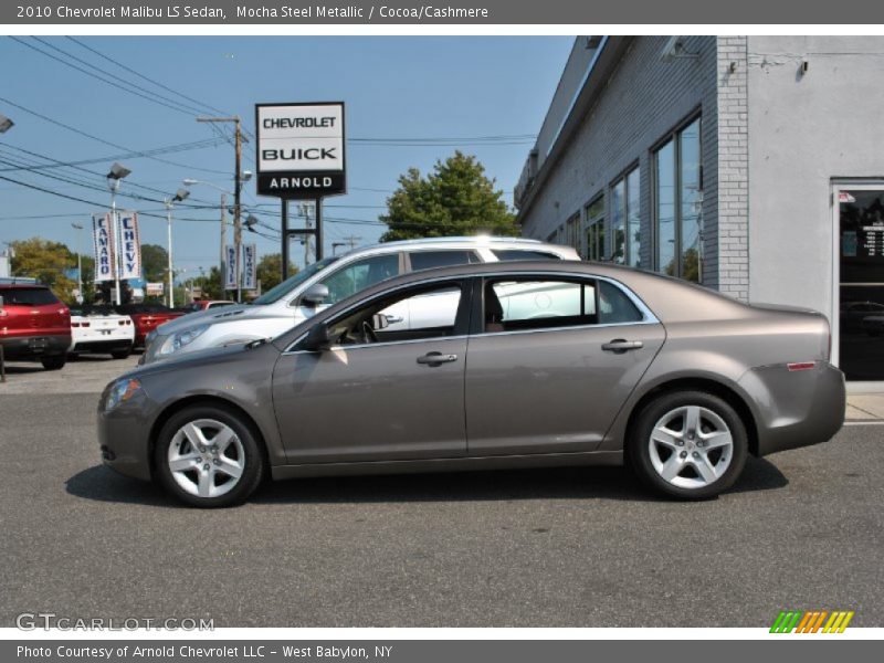 Mocha Steel Metallic / Cocoa/Cashmere 2010 Chevrolet Malibu LS Sedan