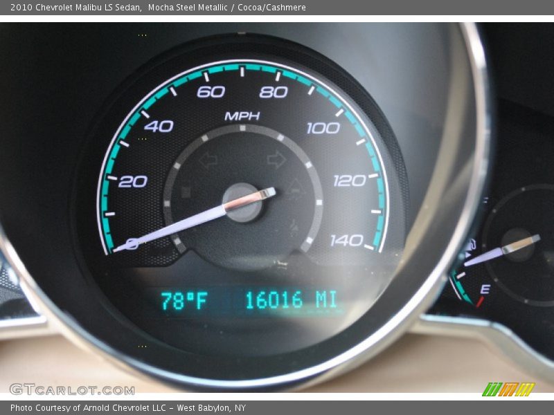Mocha Steel Metallic / Cocoa/Cashmere 2010 Chevrolet Malibu LS Sedan