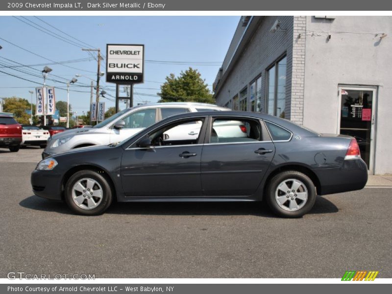Dark Silver Metallic / Ebony 2009 Chevrolet Impala LT