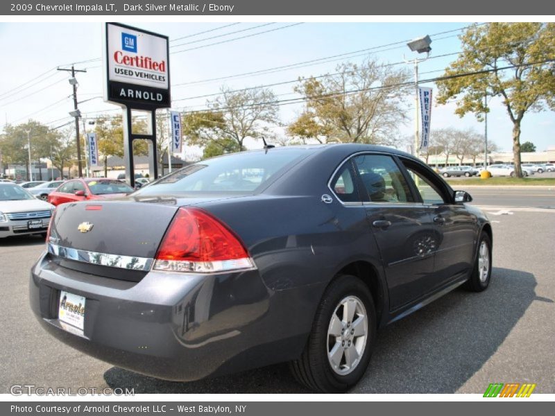 Dark Silver Metallic / Ebony 2009 Chevrolet Impala LT