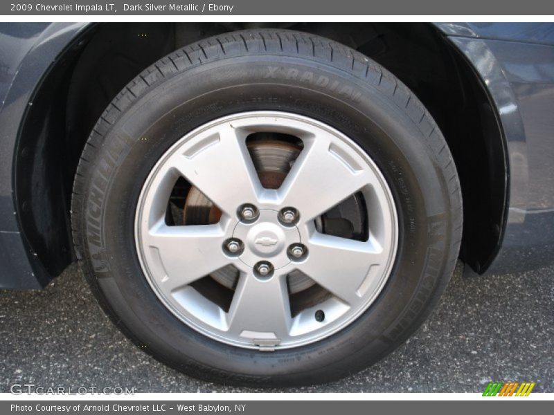 Dark Silver Metallic / Ebony 2009 Chevrolet Impala LT