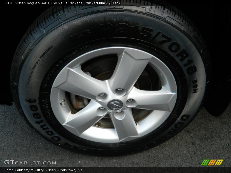 Wicked Black / Black 2010 Nissan Rogue S AWD 360 Value Package