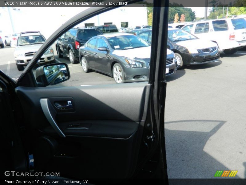 Wicked Black / Black 2010 Nissan Rogue S AWD 360 Value Package
