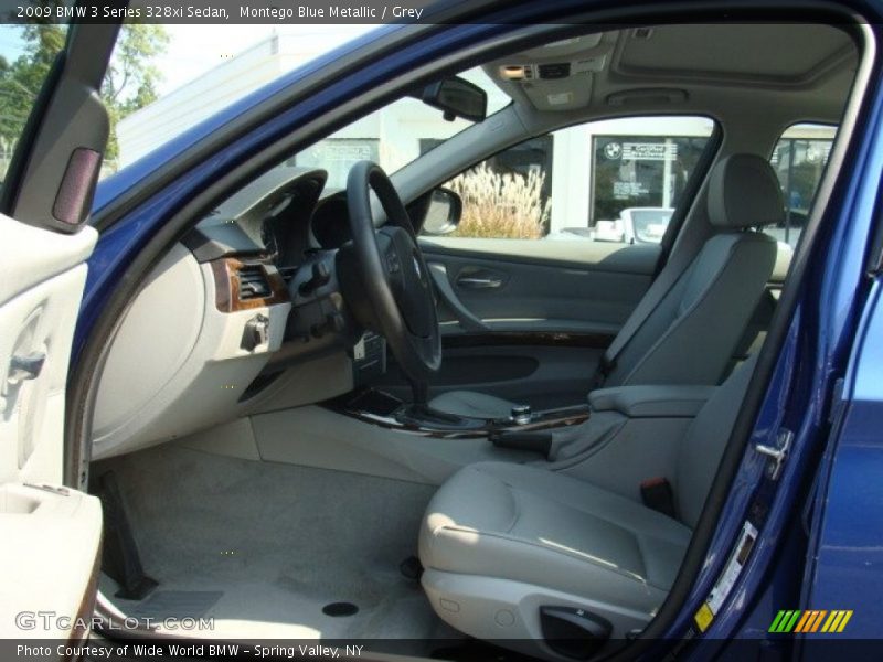 Montego Blue Metallic / Grey 2009 BMW 3 Series 328xi Sedan