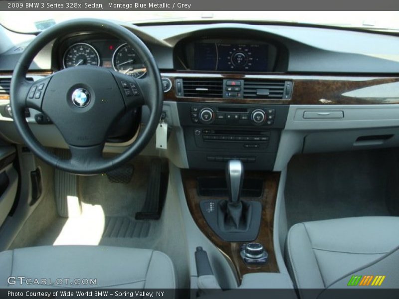 Montego Blue Metallic / Grey 2009 BMW 3 Series 328xi Sedan