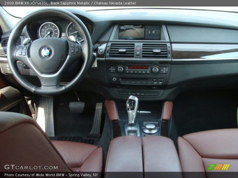Black Sapphire Metallic / Chateau Nevada Leather 2009 BMW X6 xDrive35i