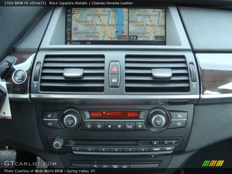 Black Sapphire Metallic / Chateau Nevada Leather 2009 BMW X6 xDrive35i