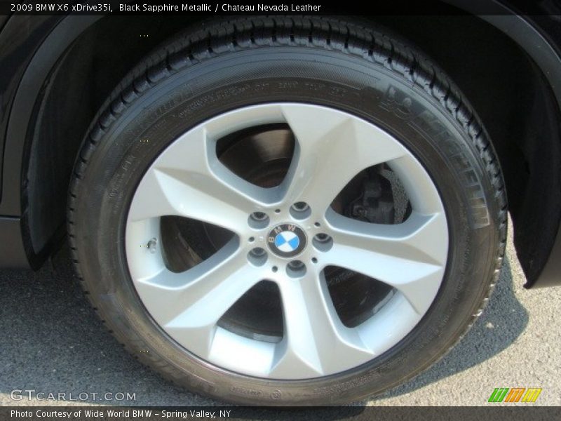 Black Sapphire Metallic / Chateau Nevada Leather 2009 BMW X6 xDrive35i