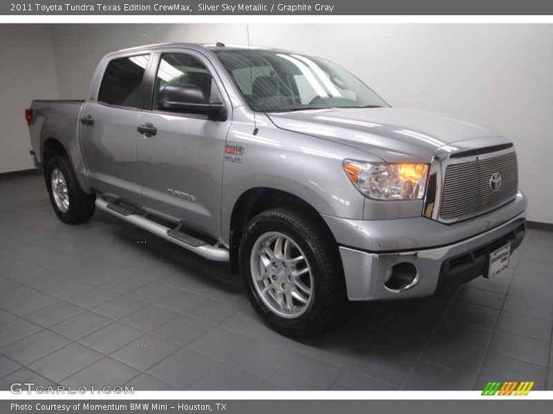 Front 3/4 View of 2011 Tundra Texas Edition CrewMax