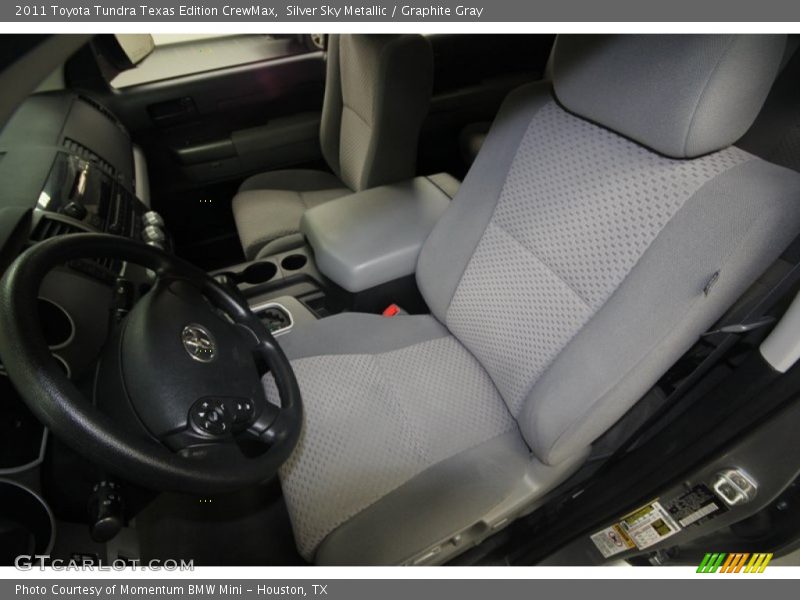Silver Sky Metallic / Graphite Gray 2011 Toyota Tundra Texas Edition CrewMax