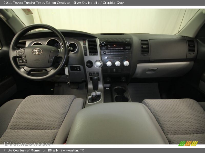 Silver Sky Metallic / Graphite Gray 2011 Toyota Tundra Texas Edition CrewMax