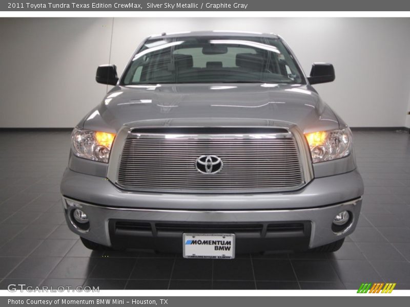 Silver Sky Metallic / Graphite Gray 2011 Toyota Tundra Texas Edition CrewMax