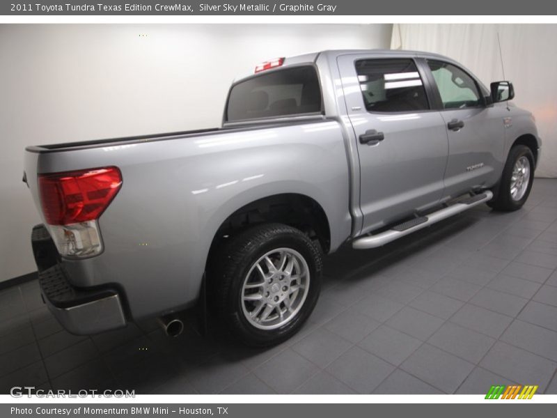 Silver Sky Metallic / Graphite Gray 2011 Toyota Tundra Texas Edition CrewMax