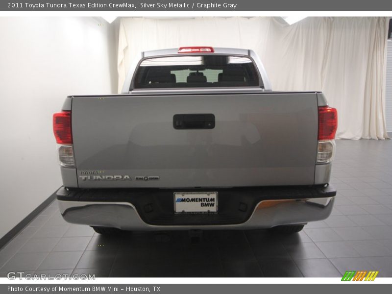 Silver Sky Metallic / Graphite Gray 2011 Toyota Tundra Texas Edition CrewMax