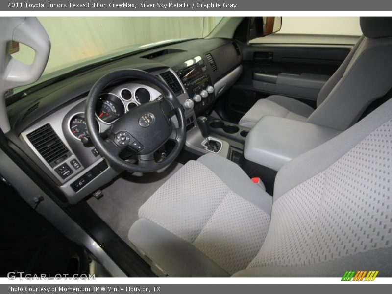  2011 Tundra Texas Edition CrewMax Graphite Gray Interior