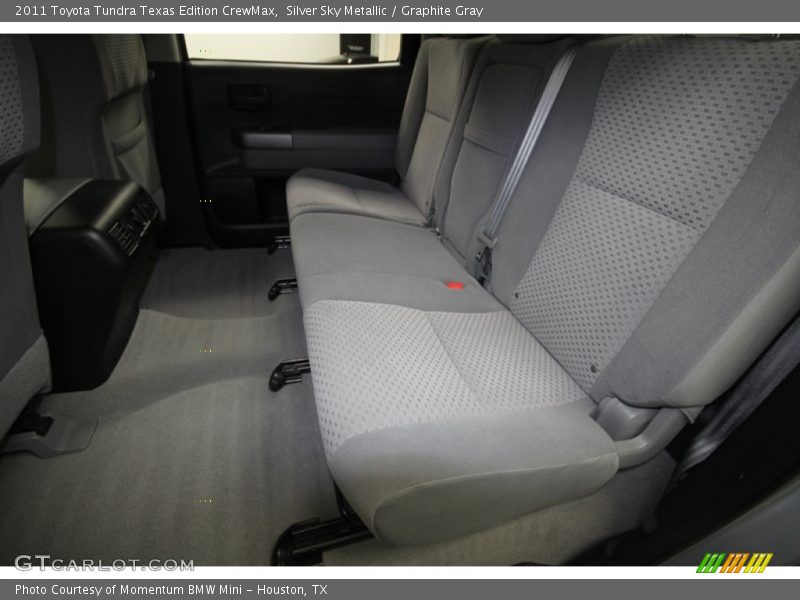 Rear Seat of 2011 Tundra Texas Edition CrewMax