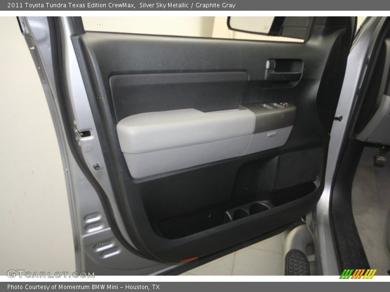 Silver Sky Metallic / Graphite Gray 2011 Toyota Tundra Texas Edition CrewMax