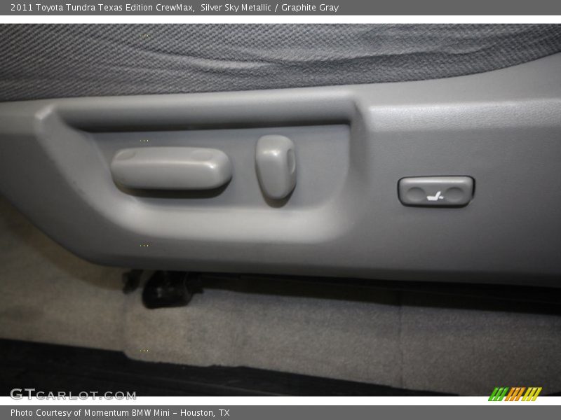 Silver Sky Metallic / Graphite Gray 2011 Toyota Tundra Texas Edition CrewMax