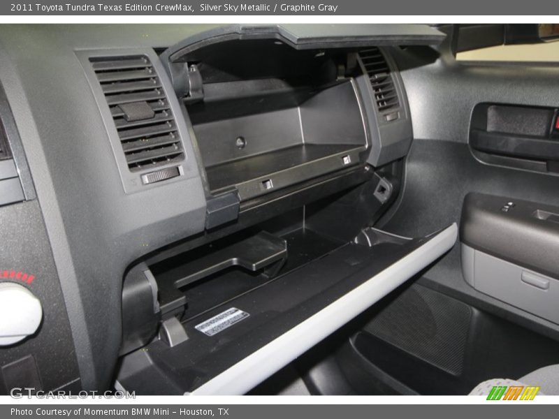 Silver Sky Metallic / Graphite Gray 2011 Toyota Tundra Texas Edition CrewMax