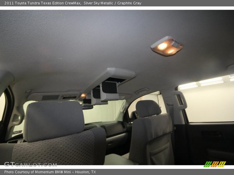 Silver Sky Metallic / Graphite Gray 2011 Toyota Tundra Texas Edition CrewMax