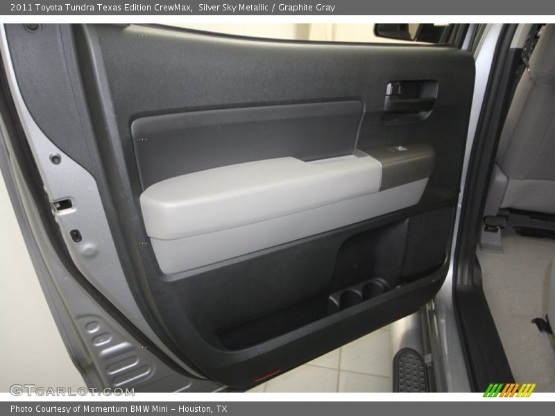 Silver Sky Metallic / Graphite Gray 2011 Toyota Tundra Texas Edition CrewMax