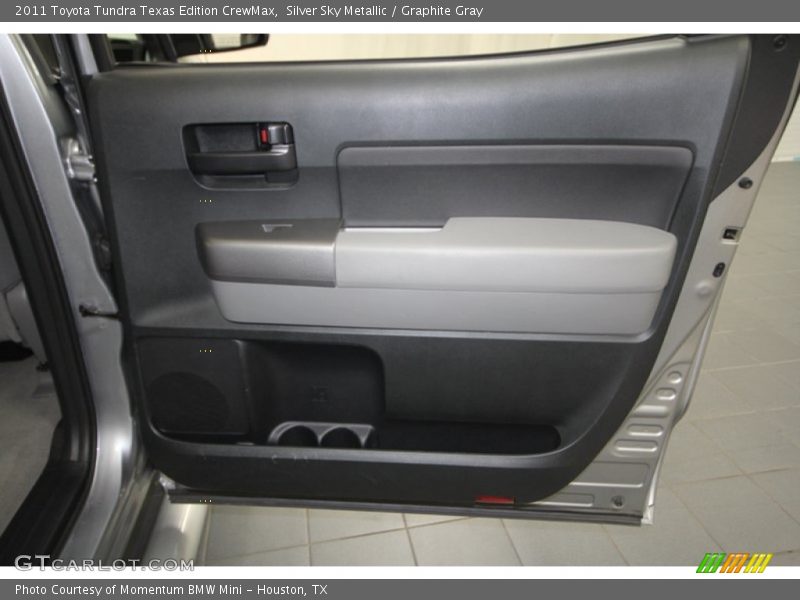Silver Sky Metallic / Graphite Gray 2011 Toyota Tundra Texas Edition CrewMax