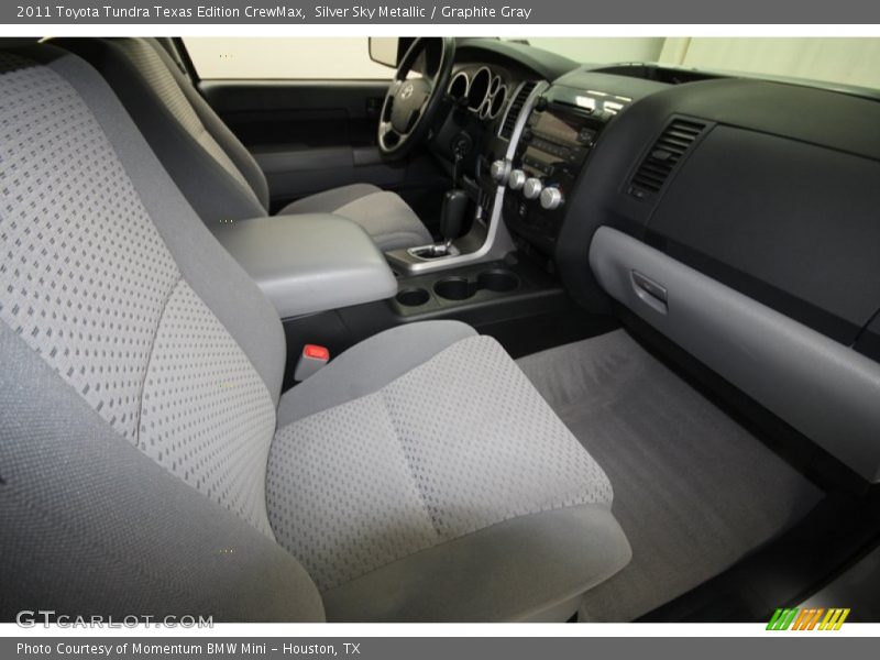 Silver Sky Metallic / Graphite Gray 2011 Toyota Tundra Texas Edition CrewMax