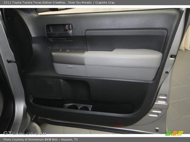 Silver Sky Metallic / Graphite Gray 2011 Toyota Tundra Texas Edition CrewMax