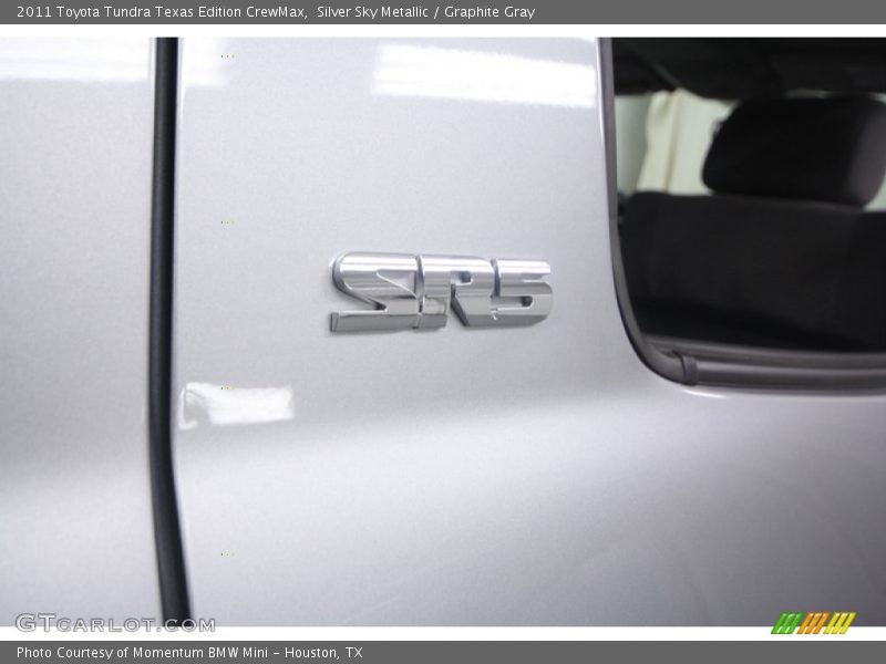 Silver Sky Metallic / Graphite Gray 2011 Toyota Tundra Texas Edition CrewMax