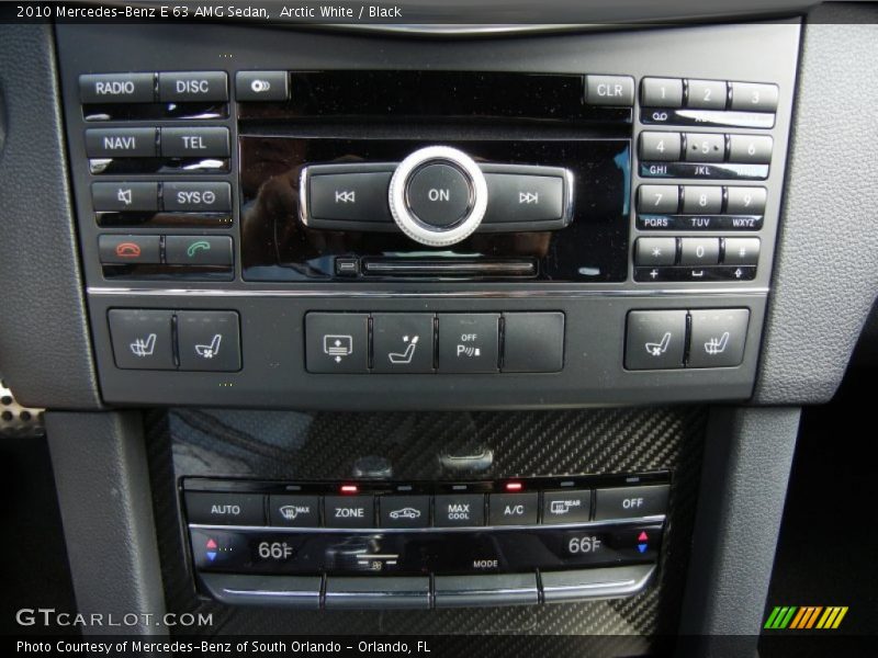 Arctic White / Black 2010 Mercedes-Benz E 63 AMG Sedan