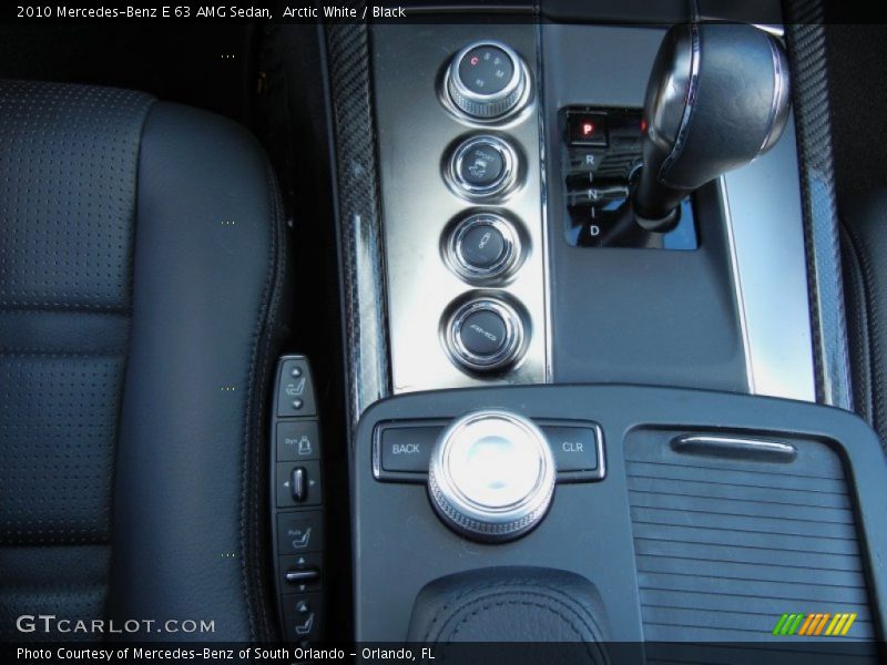 Arctic White / Black 2010 Mercedes-Benz E 63 AMG Sedan