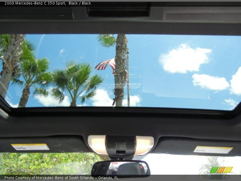 Black / Black 2009 Mercedes-Benz C 350 Sport