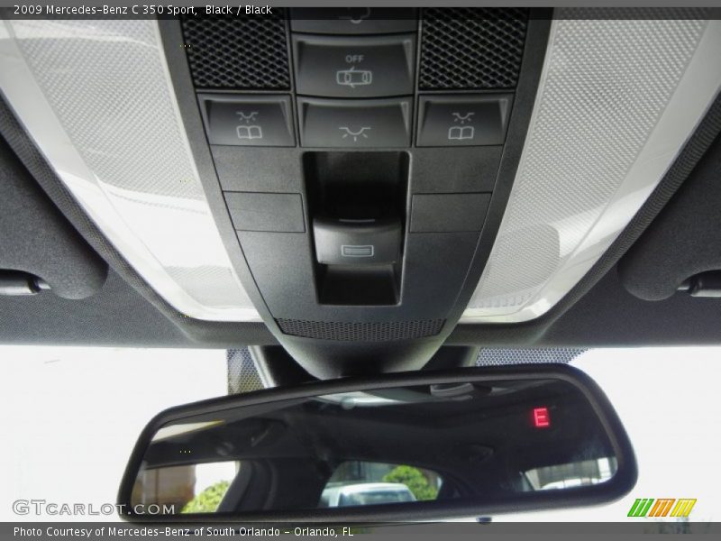 Black / Black 2009 Mercedes-Benz C 350 Sport
