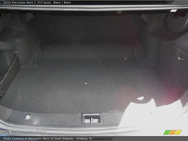Black / Black 2009 Mercedes-Benz C 350 Sport