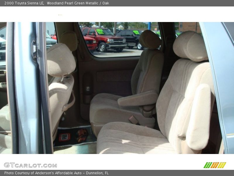 Woodland Pearl Green Metallic / Oak 2000 Toyota Sienna LE