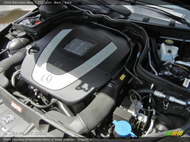 Black / Black 2009 Mercedes-Benz C 350 Sport