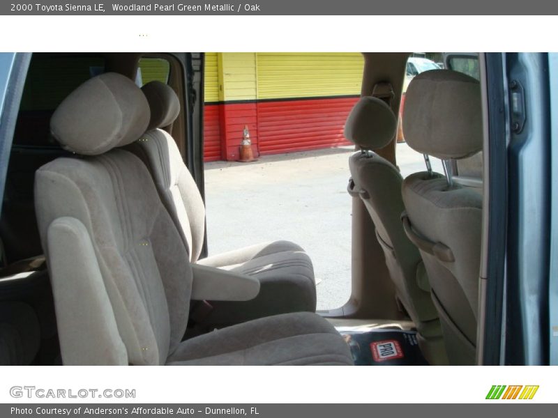 Woodland Pearl Green Metallic / Oak 2000 Toyota Sienna LE