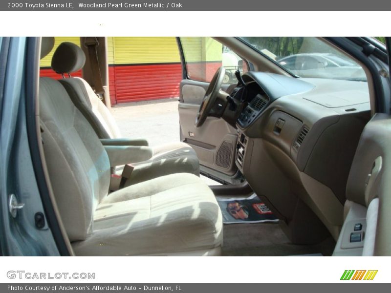 Woodland Pearl Green Metallic / Oak 2000 Toyota Sienna LE