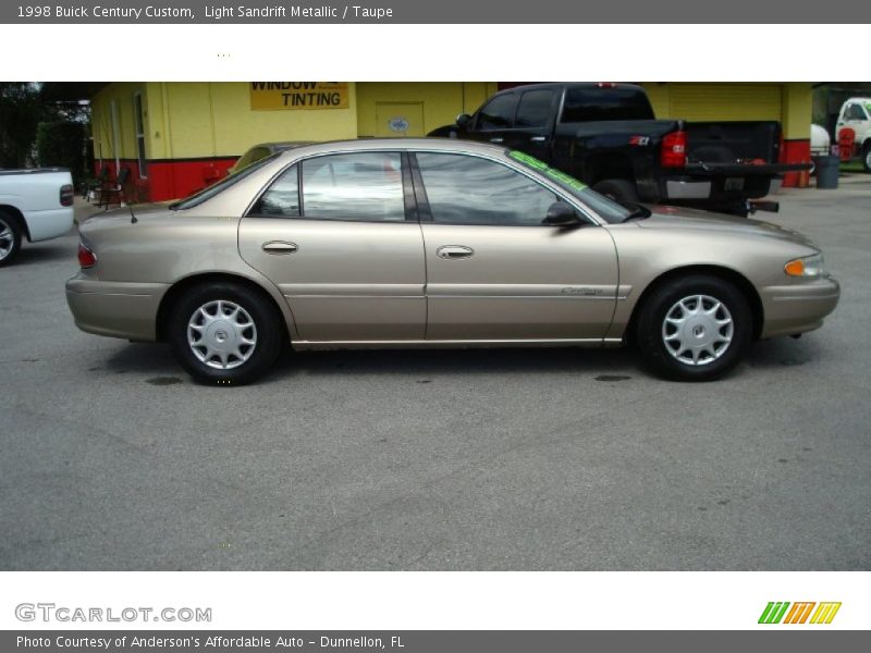 Light Sandrift Metallic / Taupe 1998 Buick Century Custom