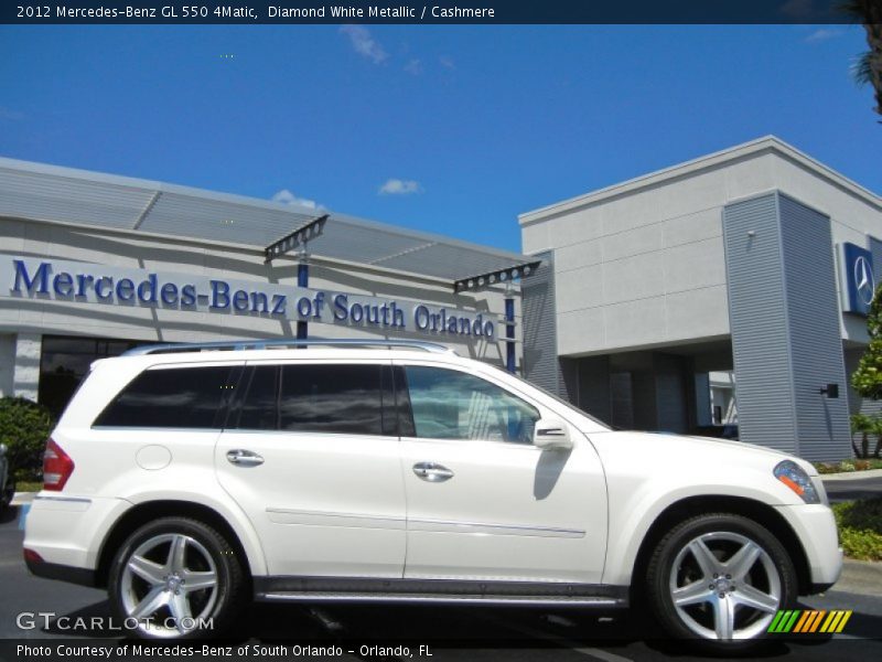 Diamond White Metallic / Cashmere 2012 Mercedes-Benz GL 550 4Matic