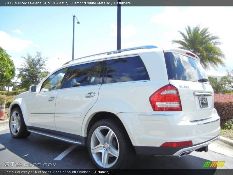 Diamond White Metallic / Cashmere 2012 Mercedes-Benz GL 550 4Matic