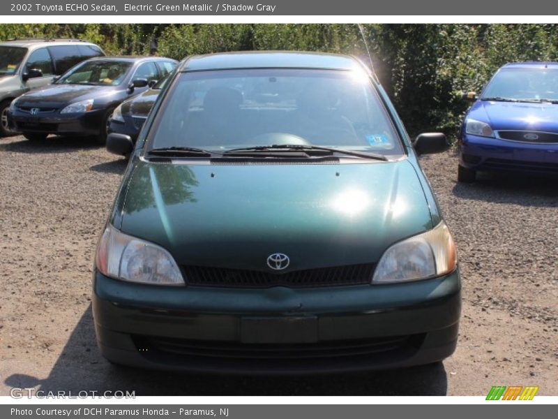 Electric Green Metallic / Shadow Gray 2002 Toyota ECHO Sedan