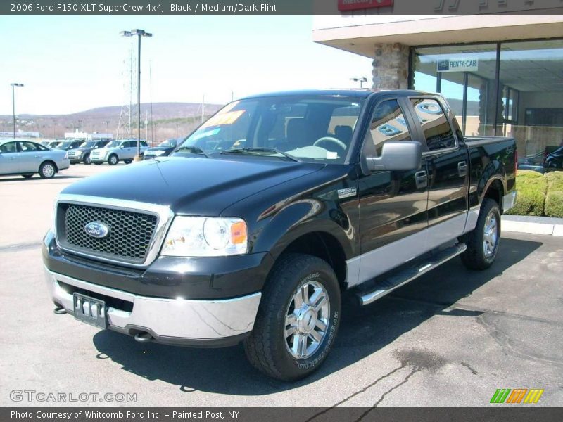 Black / Medium/Dark Flint 2006 Ford F150 XLT SuperCrew 4x4