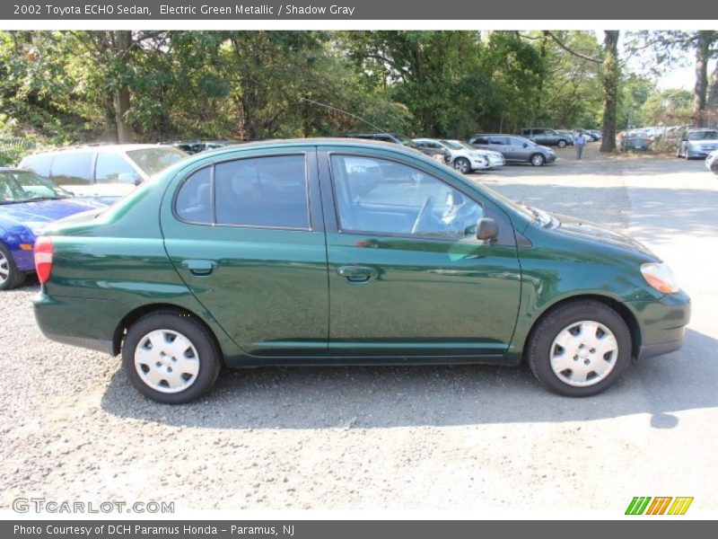 Electric Green Metallic / Shadow Gray 2002 Toyota ECHO Sedan