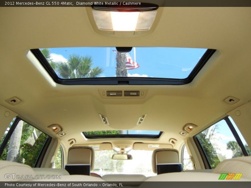 Diamond White Metallic / Cashmere 2012 Mercedes-Benz GL 550 4Matic