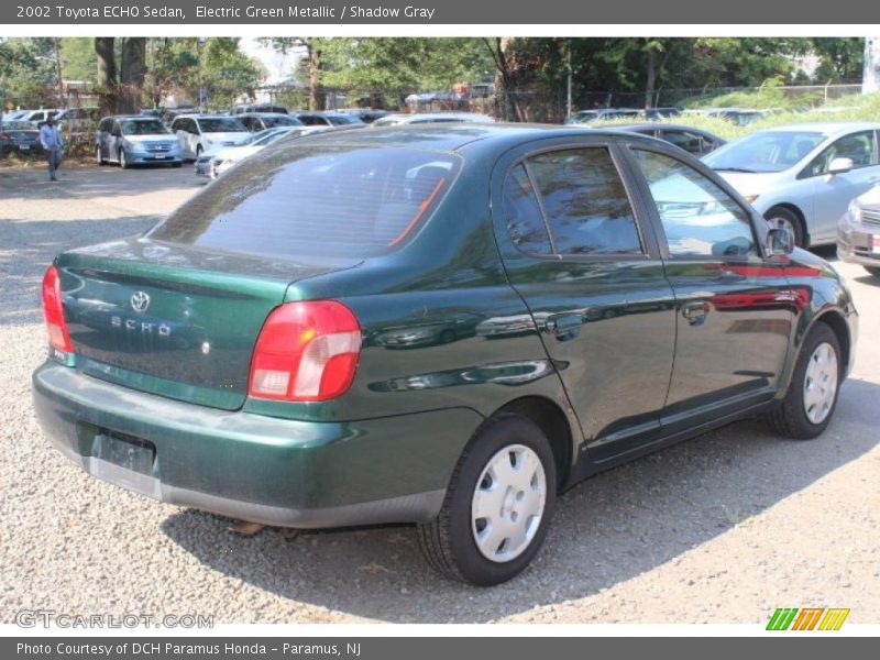 Electric Green Metallic / Shadow Gray 2002 Toyota ECHO Sedan