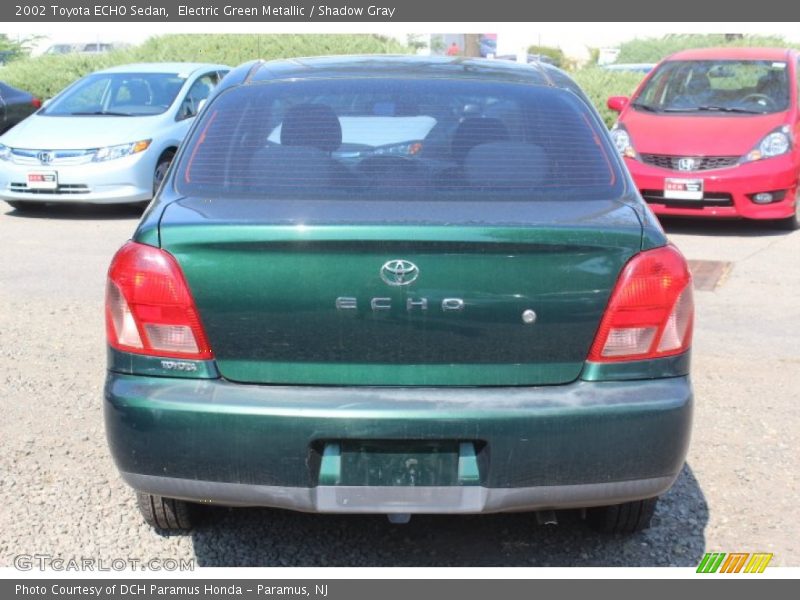 Electric Green Metallic / Shadow Gray 2002 Toyota ECHO Sedan