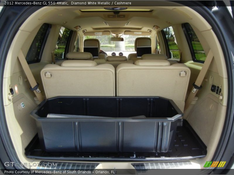 Diamond White Metallic / Cashmere 2012 Mercedes-Benz GL 550 4Matic